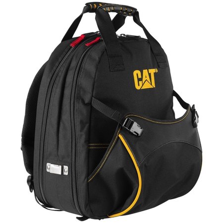 CAT Backpack, 17 in. Tech Tool Backpack 31 Pockets Heavy Duty 1200D Polyester, Polyester CA15697